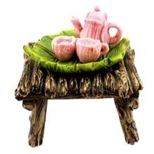 Fairy Tea Set on End Table